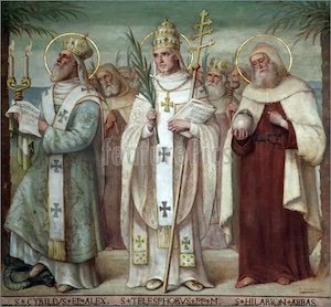 Saint Telesphorus Pope and Martyr