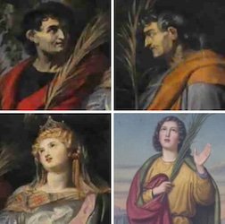 Sts. Nereus, Achilleus, Domitilla Virgin, Pancras, Martyrs