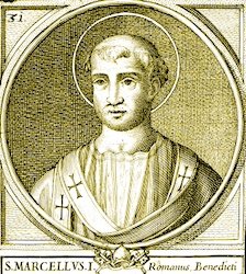 Saint Marcellus I Pope and Martyr