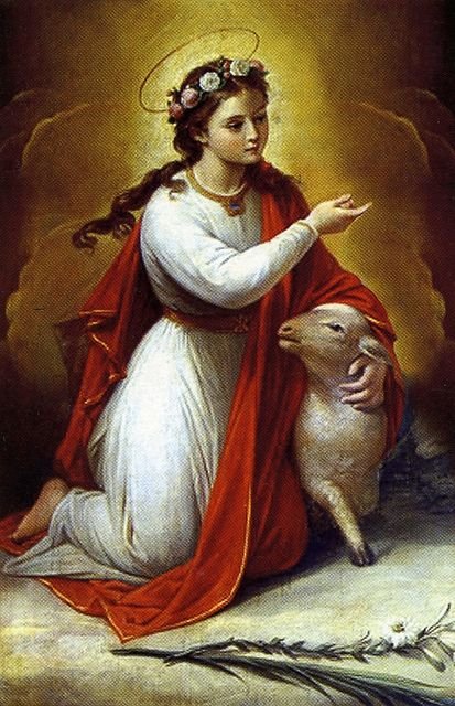 Saint Agnes Virgin and Martyr
